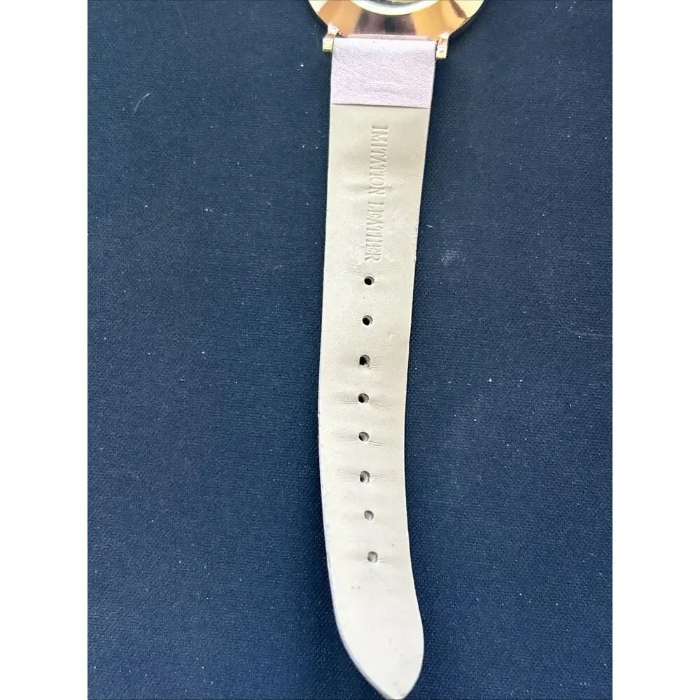 Rose Gold Tone White Dial Pink Band Women’s Quartz Watch